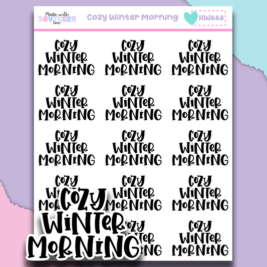 HW668 | COZY WINTER MORNING