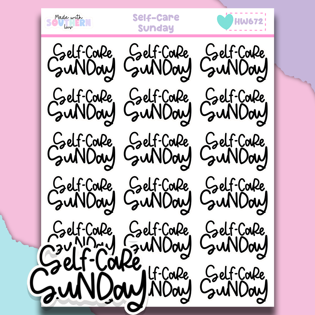 HW672 | SELF-CARE SUNDAY