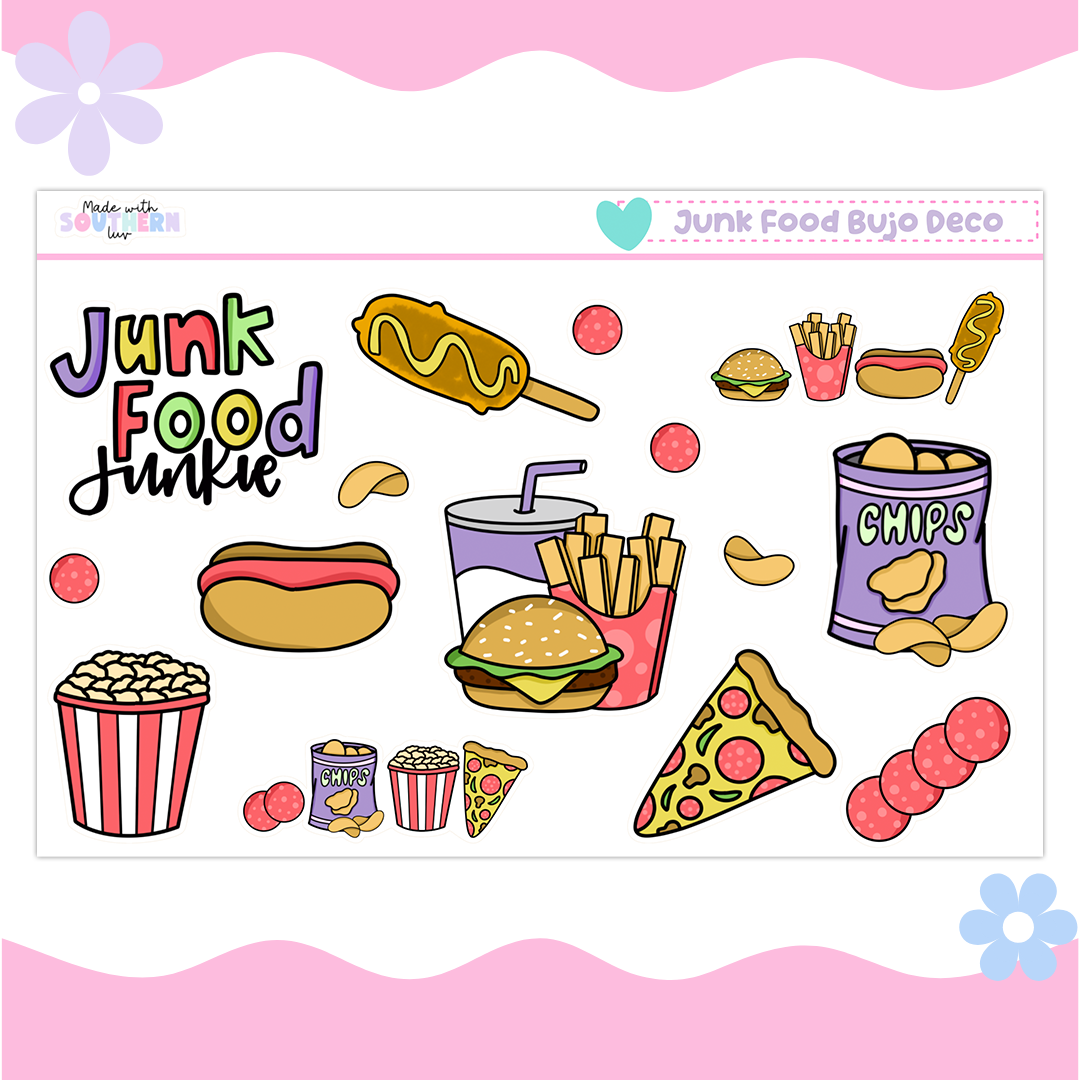 JUNK FOOD BUJO DECO