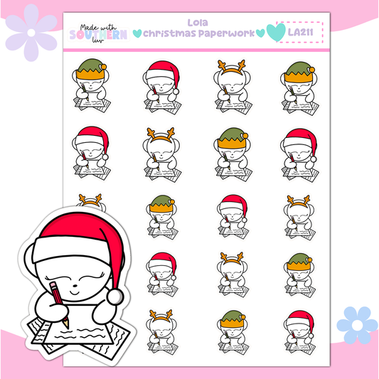 LA211 | LOLA | CHRISTMAS PAPERWORK