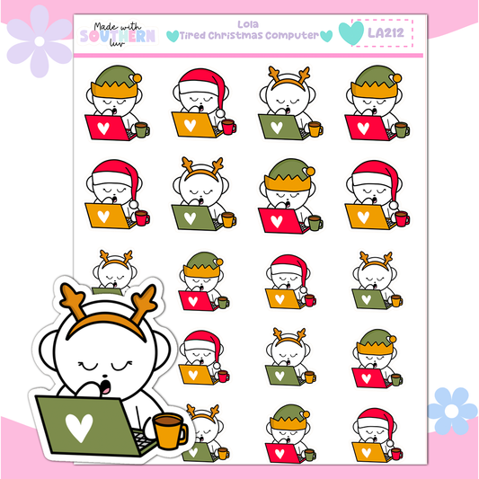 LA212 | LOLA | TIRED CHRISTMAS COMPUTER