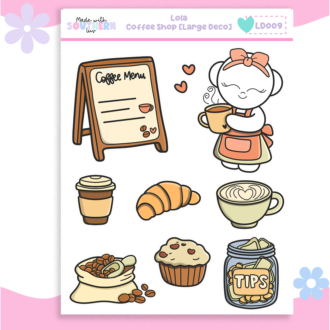 LD009 | COFFEE SHOP | LARGE DECO [LOLA]