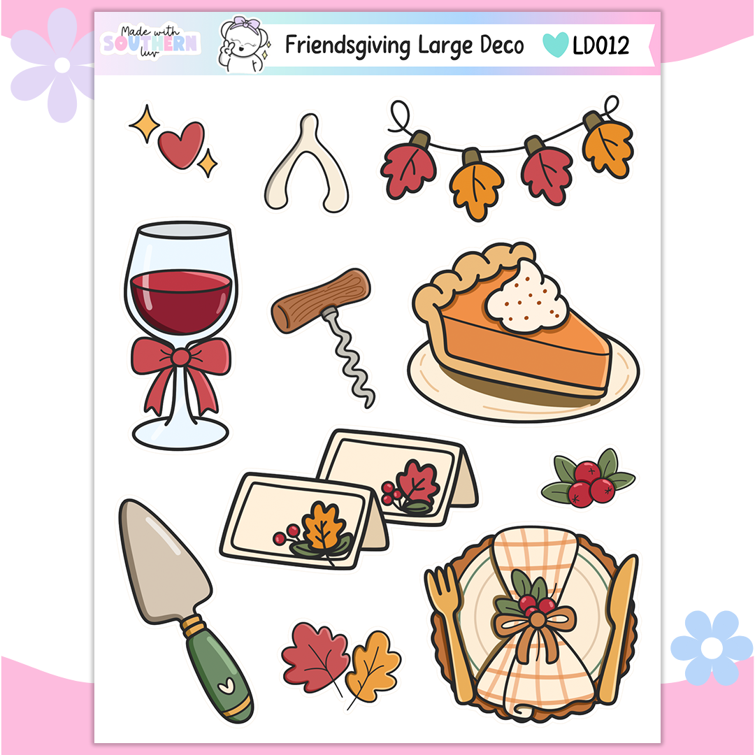 LD012 | FRIENDSGIVING | LARGE DECO