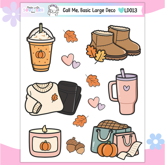 LD013 | CALL ME, BASIC | LARGE DECO