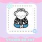 LOLA FLANNEL JACKET  | [STICKER DIE CUT]