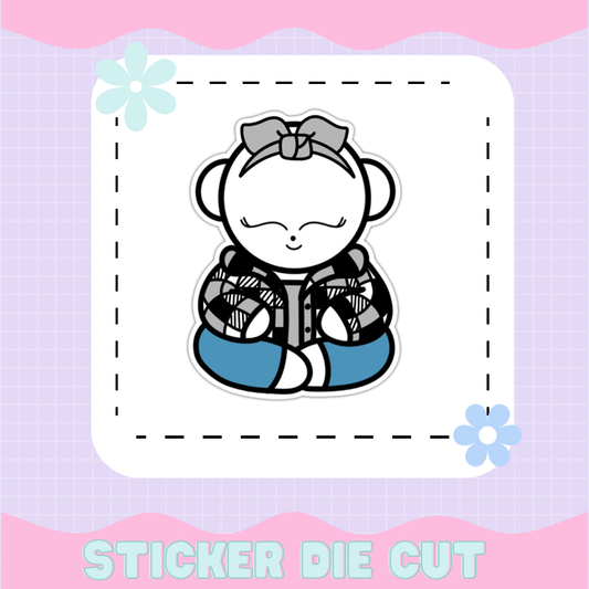 LOLA FLANNEL JACKET  | [STICKER DIE CUT]