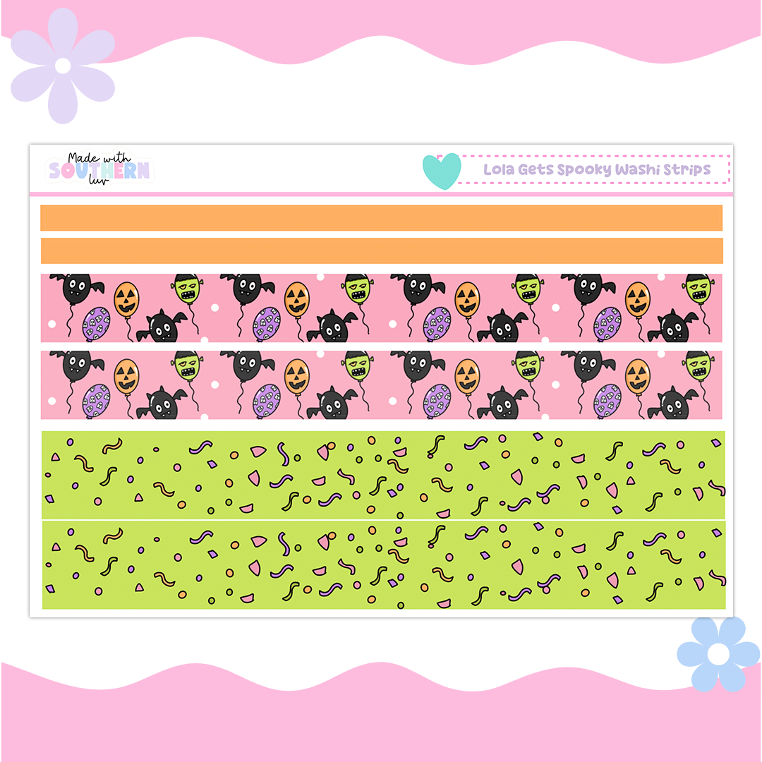 LOLA GEST SPOOKY WASHI STRIPS