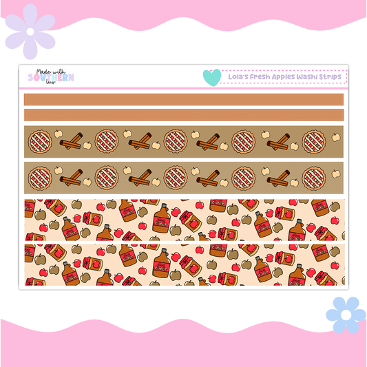 LOLA'S FRESH APPLES WASHI STRIPS