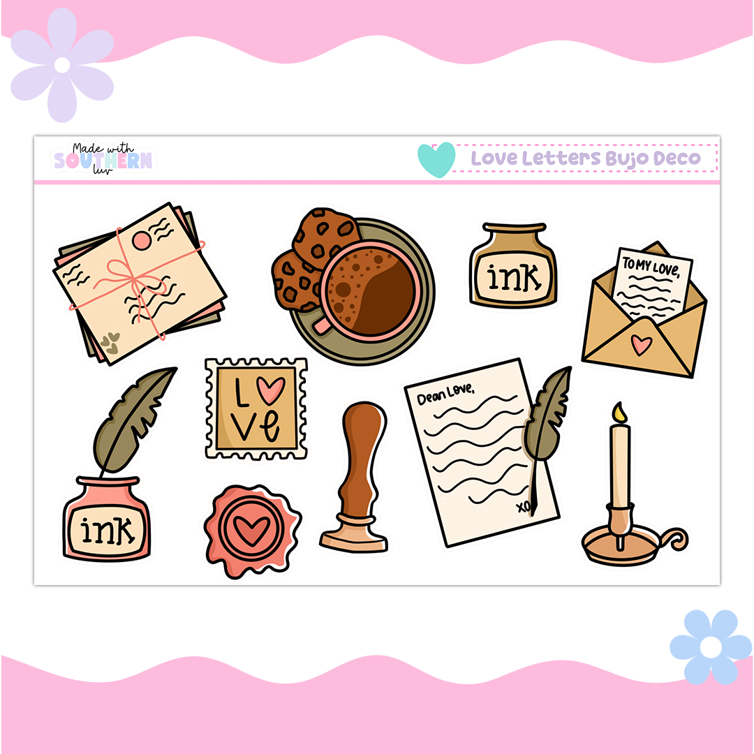 LOVE LETTERS BUJO DECO