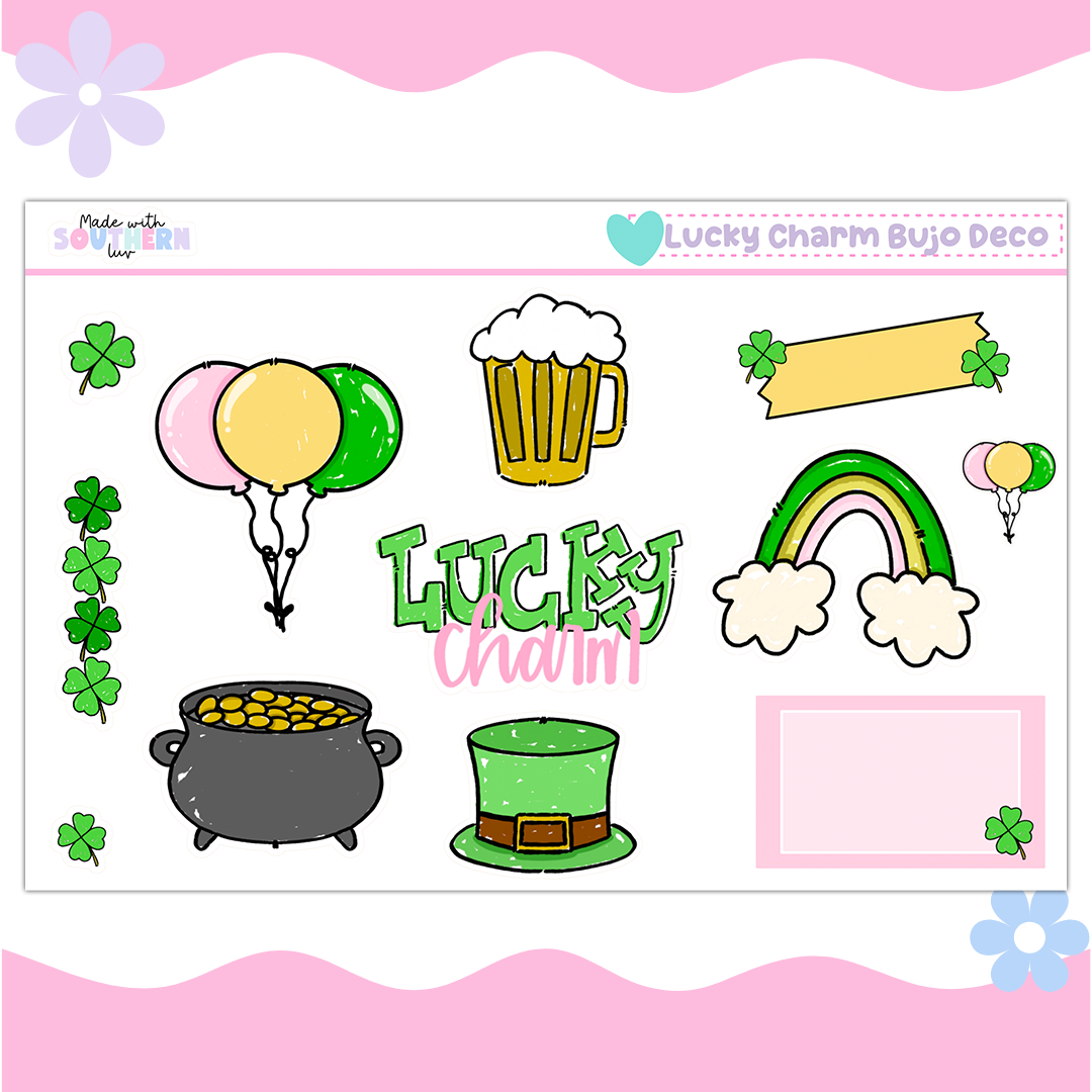 LUCKY CHARM BUJO DECO