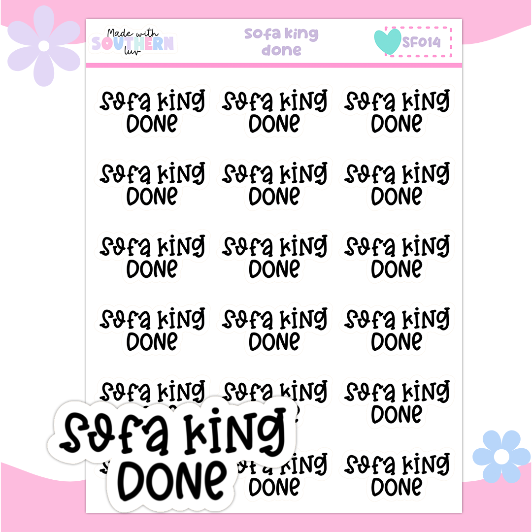 SF014 | SOFA KING | DONE