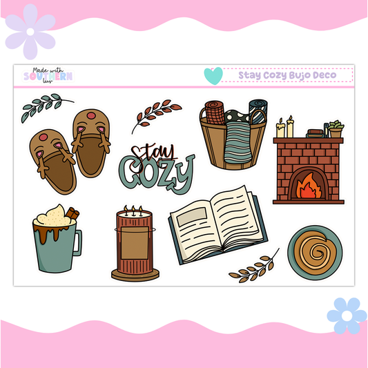 STAY COZY BUJO DECO