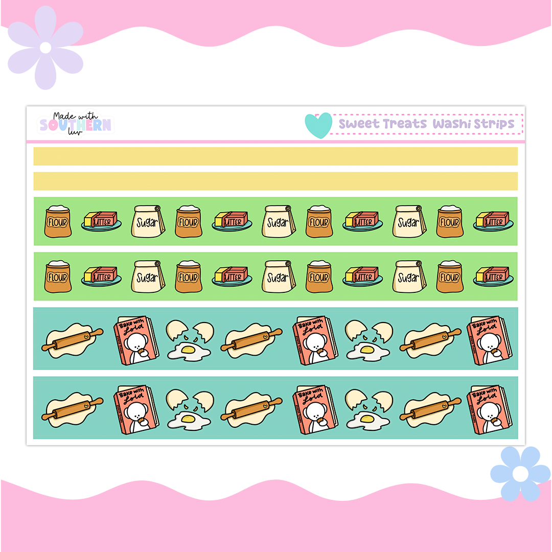 SWEET TREATS WASHI STRIPS