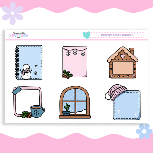 WINTER NOTE BOXES 1