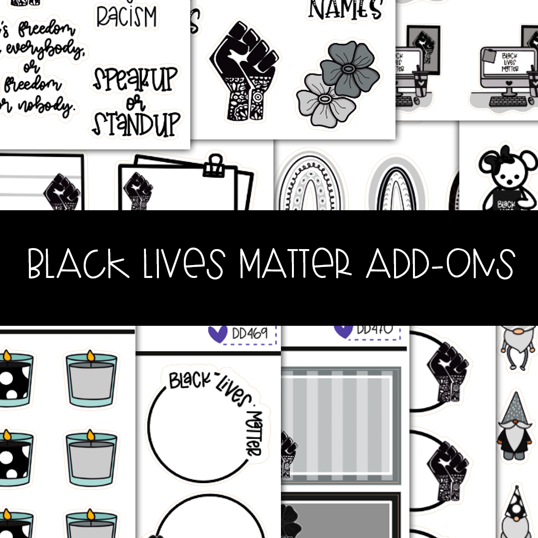 AOB001| BLACK LIVES MATTER ADD ONS