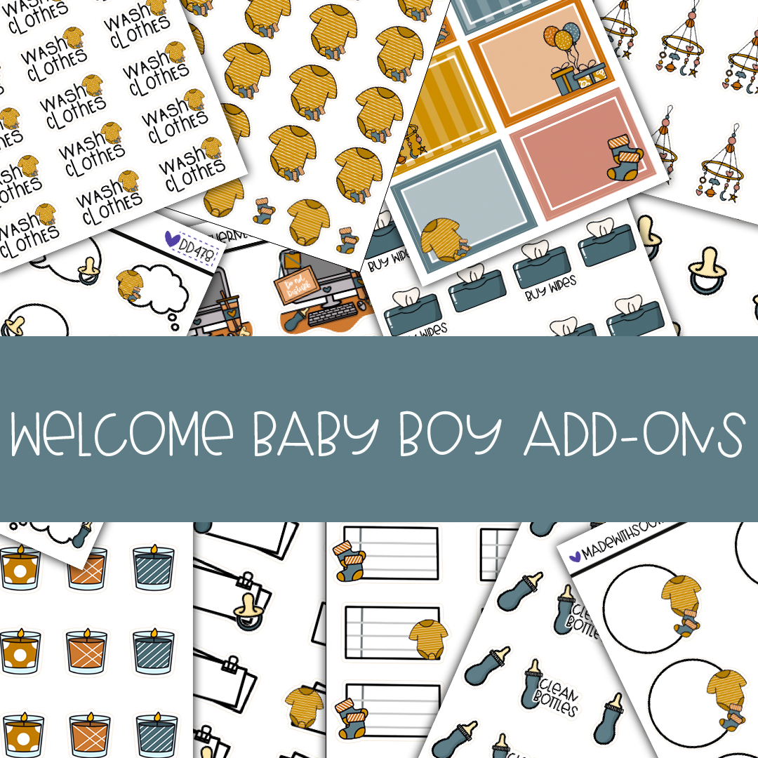 AOB005 | WELCOME BABY BOY ADD-ONS