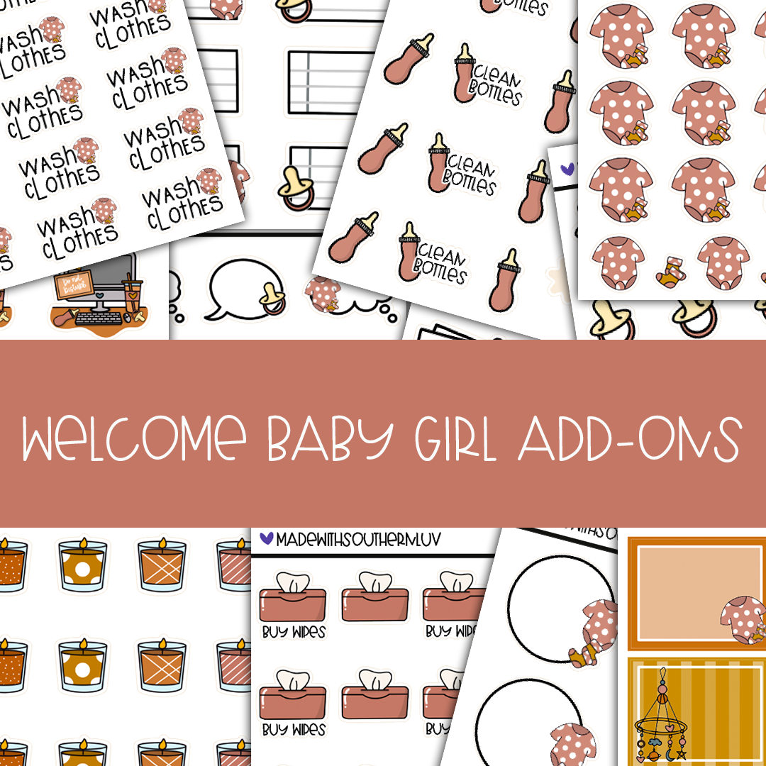 AOB0004 | WELCOME BABY GIRL ADD-ONS